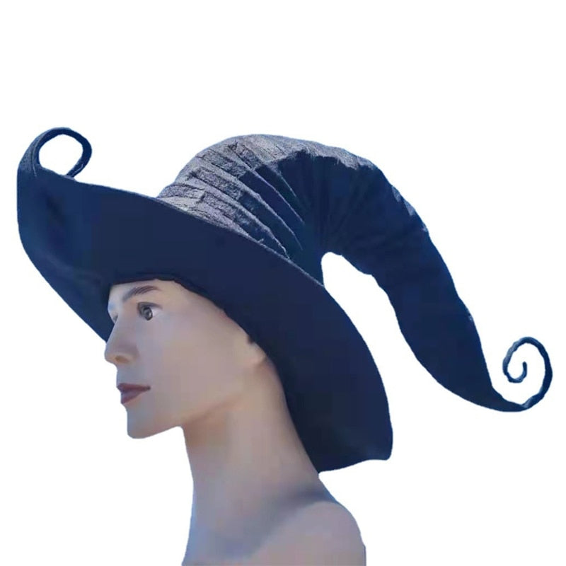 Angled Witch Steeple Wizard Hat