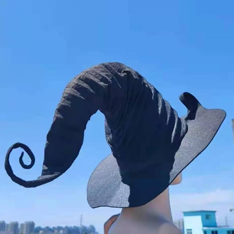 Angled Witch Steeple Wizard Hat