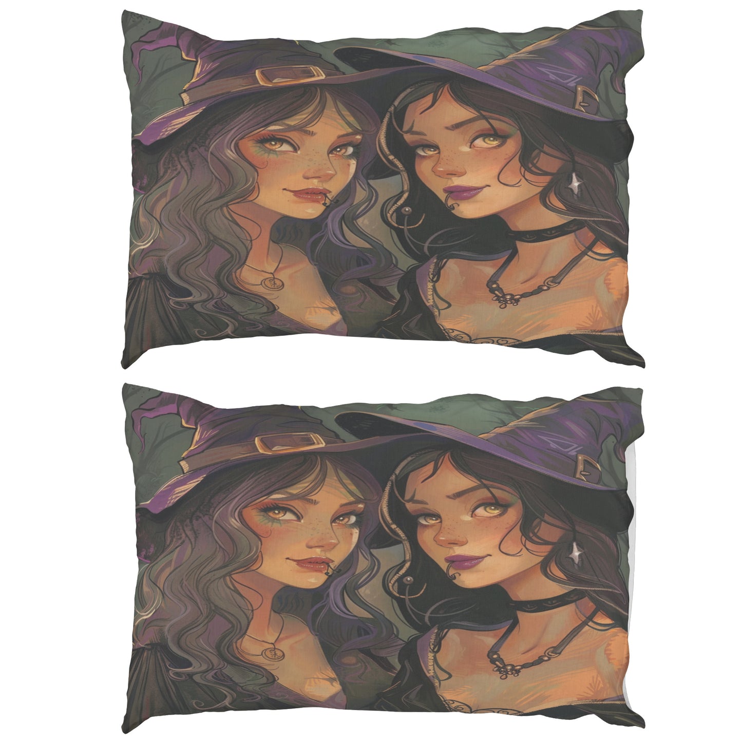 Bewitching Sisters Pillowcase Set