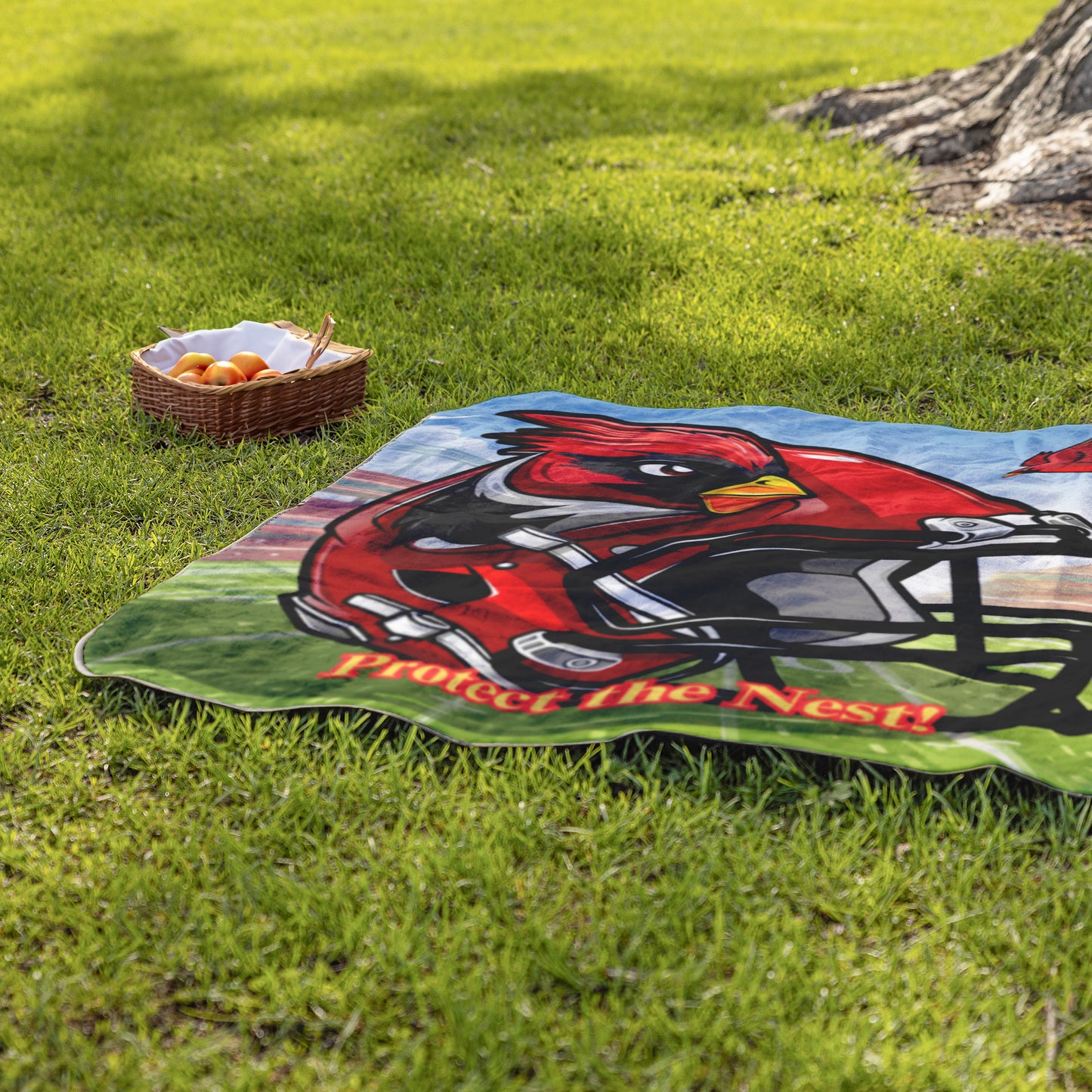 Cardinals Stadium Blanket