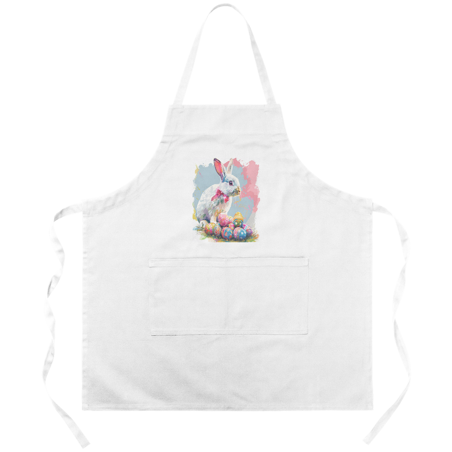 Ears_Up_bunny_with_Pink_Bow_Apron_White_Transparent_Mockup.png