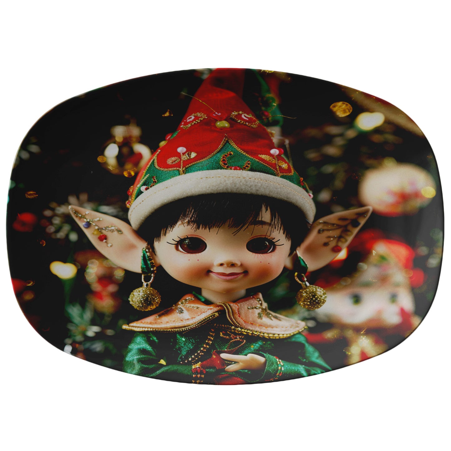 Elf on a Plate Platter 2