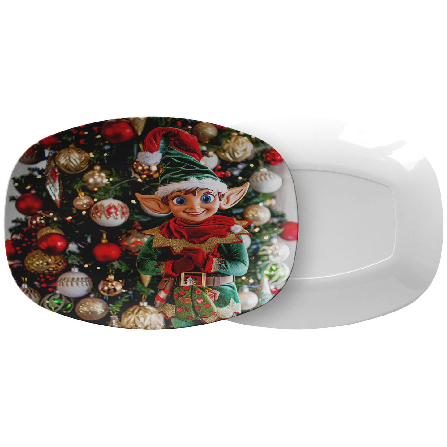 Elf on a Plate Platter 4