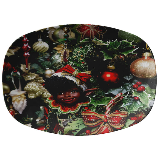 Elf on a Plate Platter 6