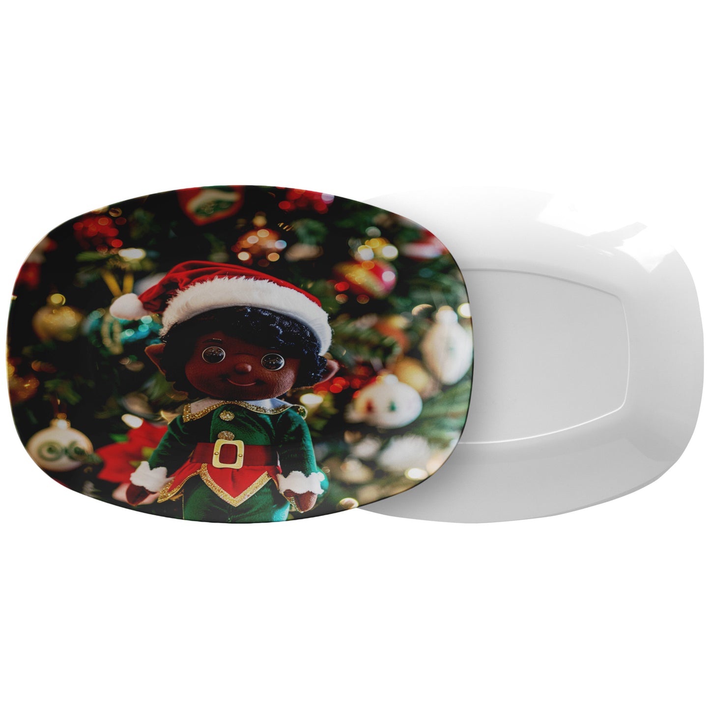 Elf on a Plate Platter 7