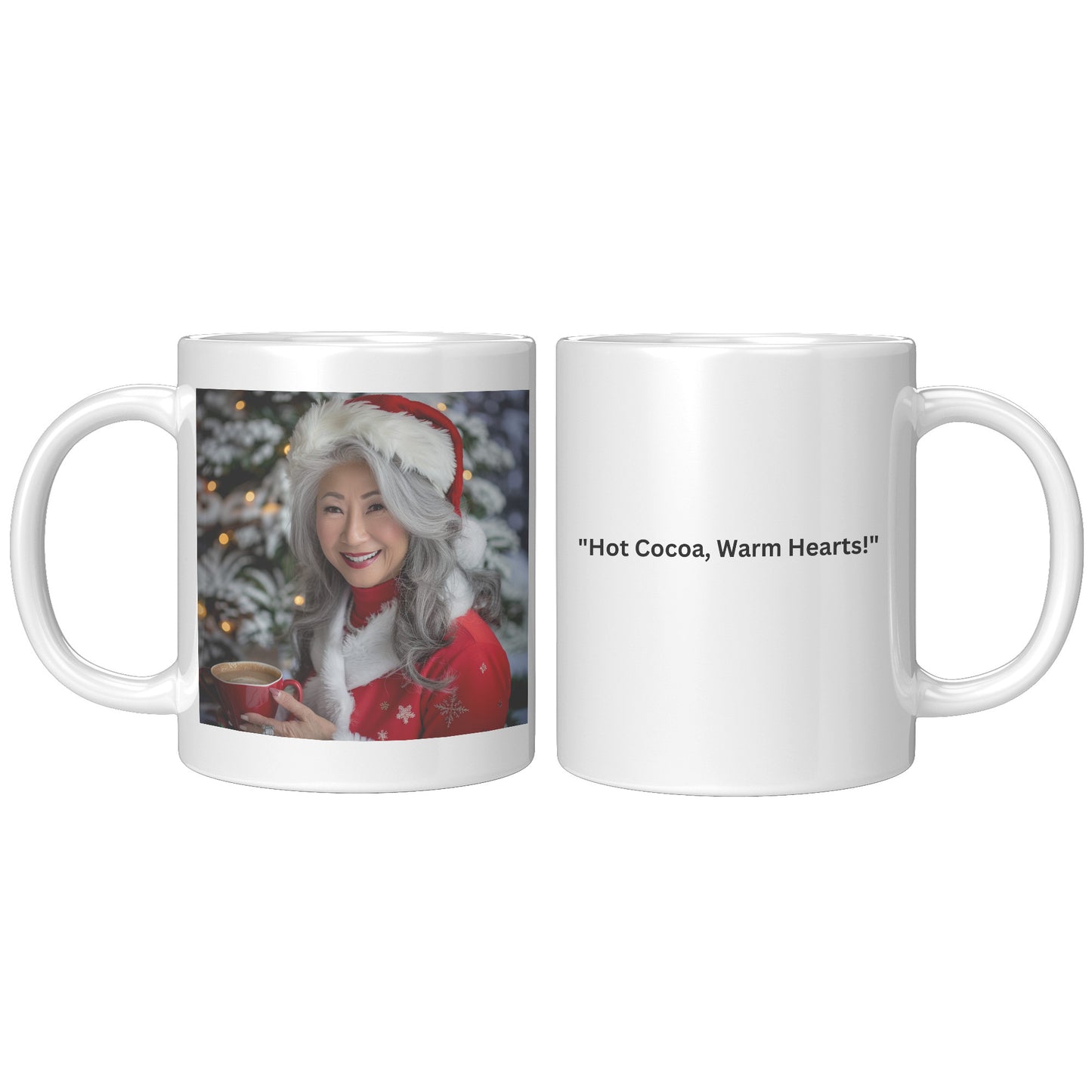 Gingerbread Goddess Mug White