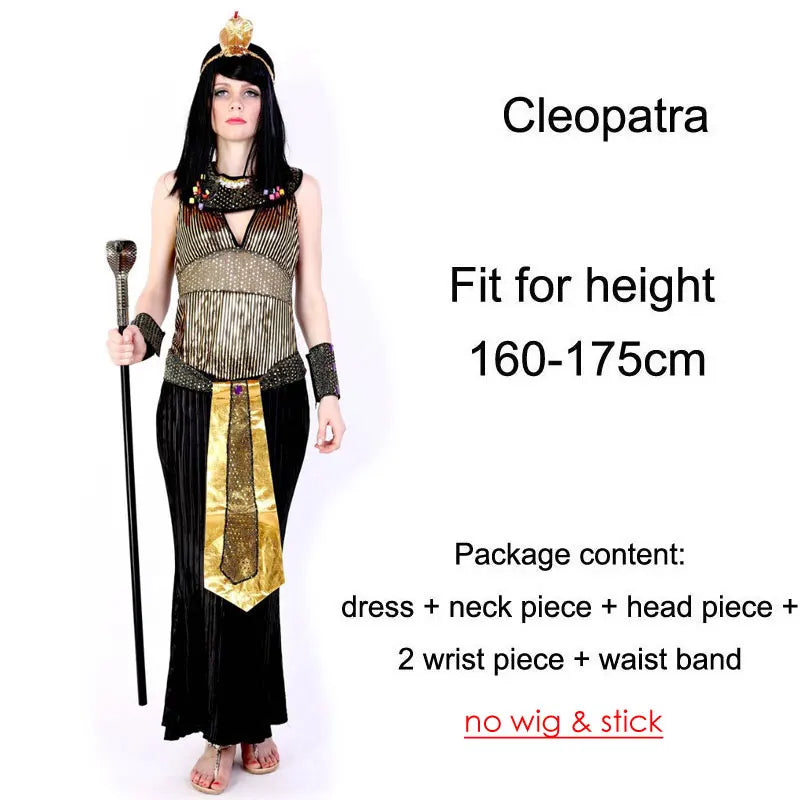 Ancient Egyptian Pharaoh / Queen Adult Costumes 2