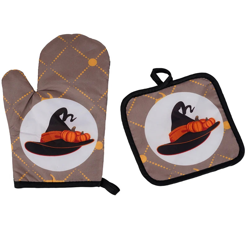 Halloween Kitchen Gloves & Mits (2 Pcs)