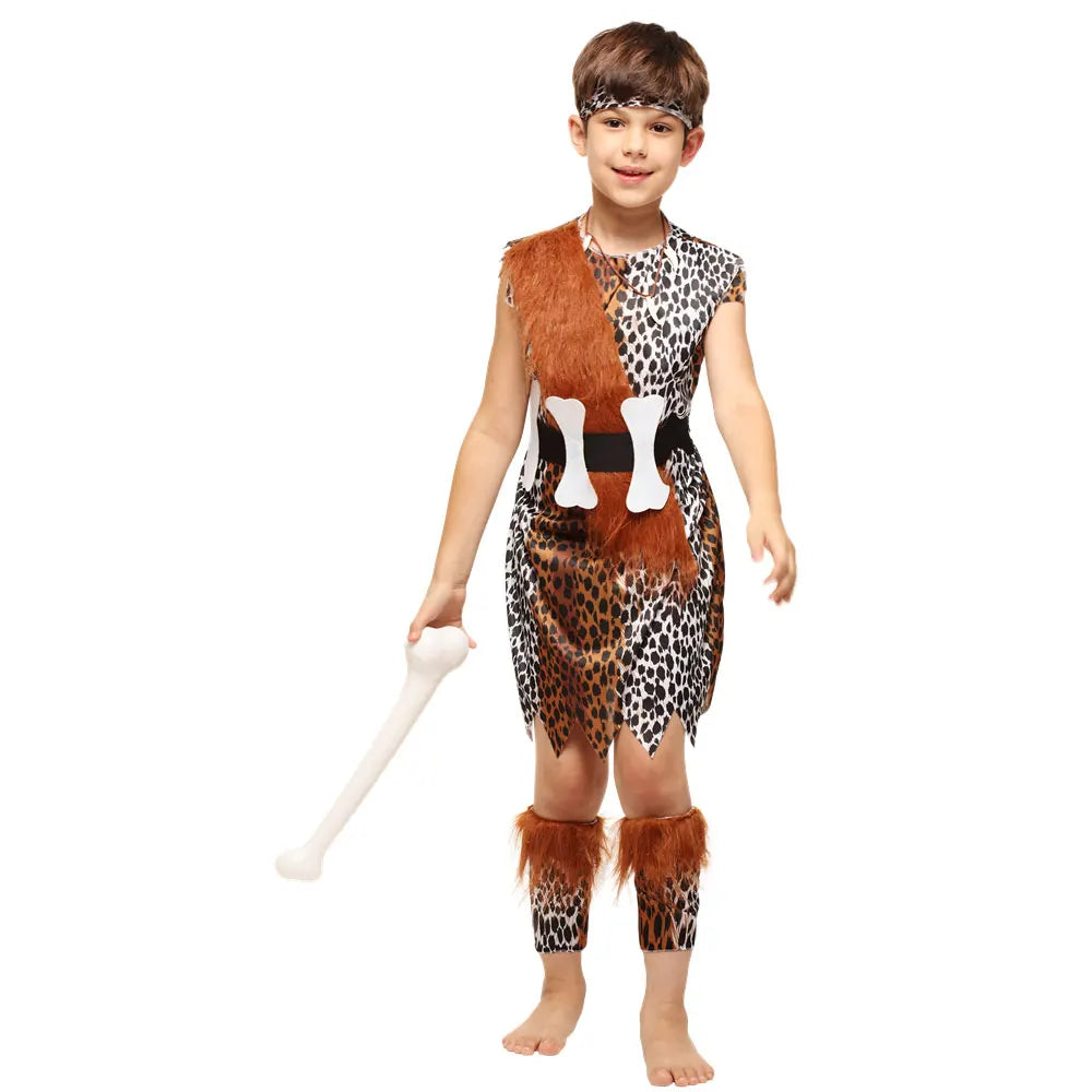 Stone Age Caveboy / Cavegirl Costume