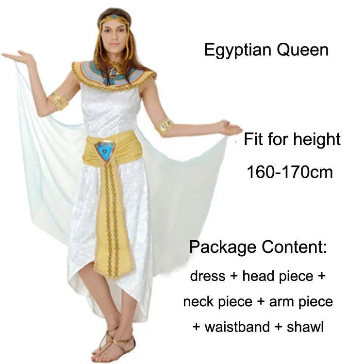 Ancient Egyptian Pharaoh / Queen Adult Costumes 2