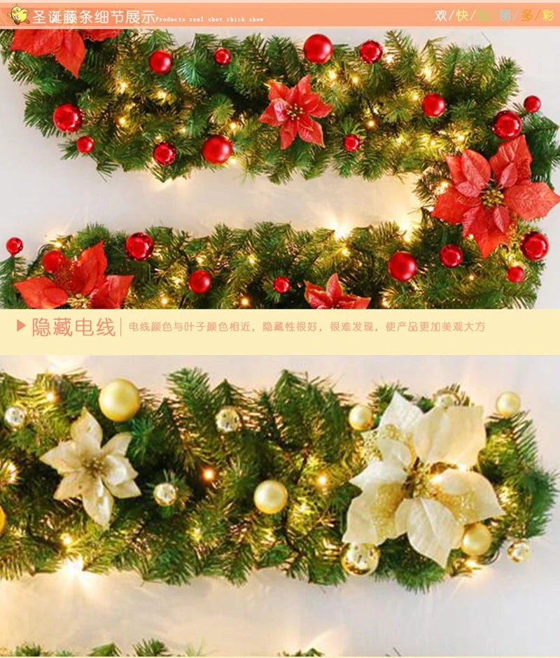 Fashionable Holiday Garland (with LED Lights)