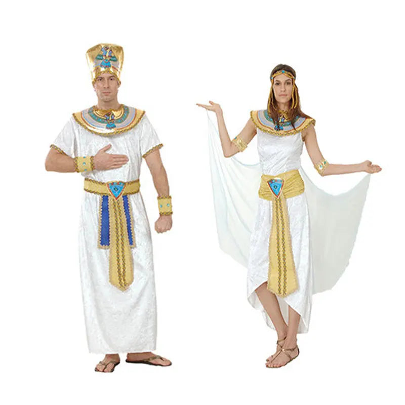 Ancient Egyptian Pharaoh / Queen Adult Costumes 2