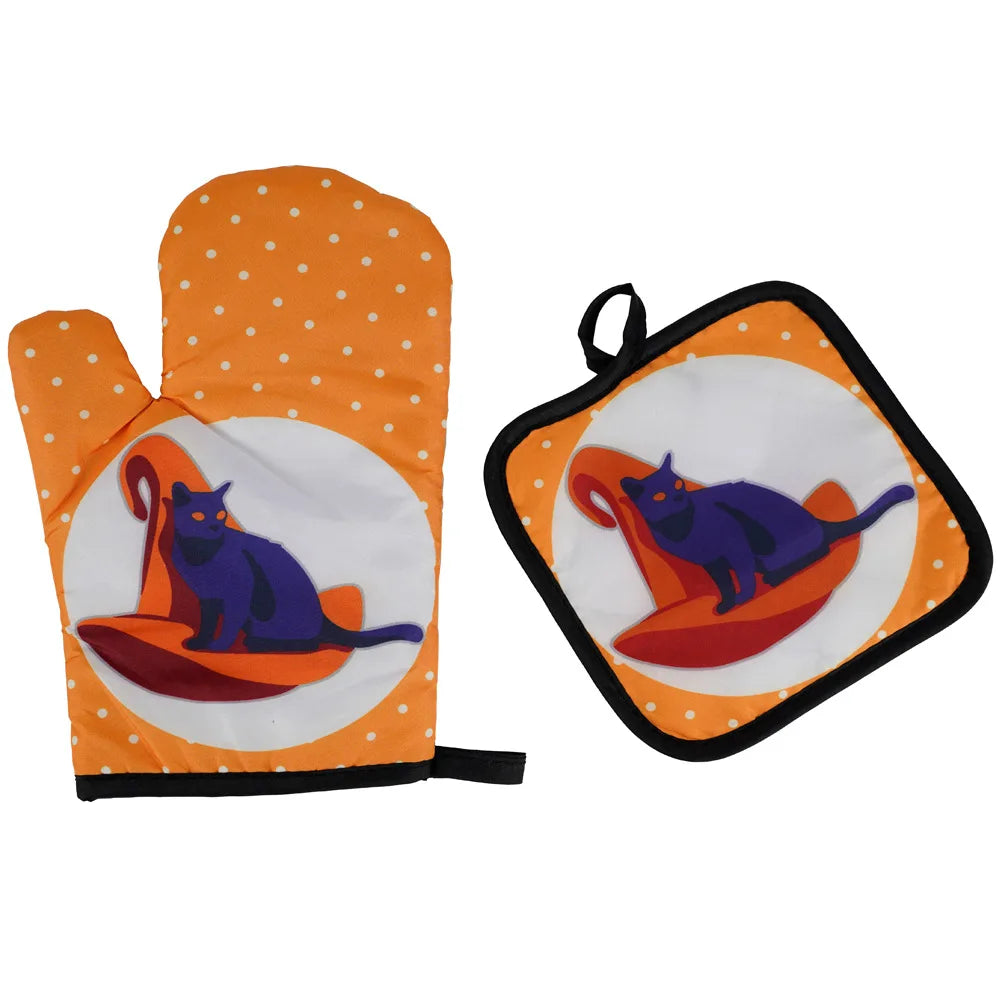 Halloween Kitchen Gloves & Mits (2 Pcs)