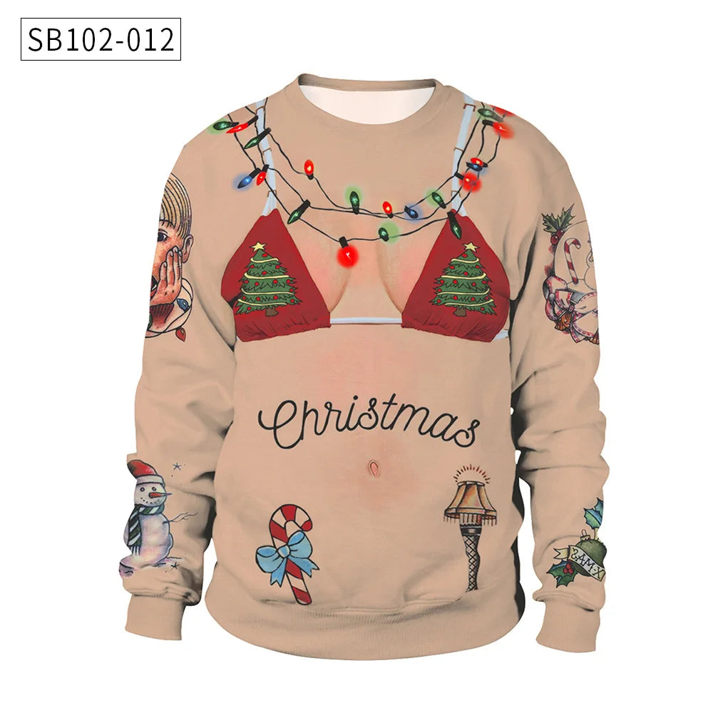 Ugly Christmas Sweaters (17 variations)