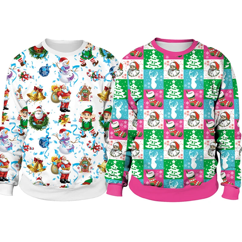 Ugly Christmas Sweaters (17 variations)