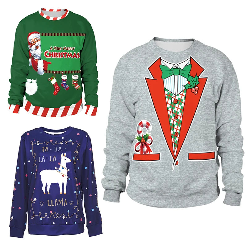 Ugly Christmas Sweaters (17 variations)