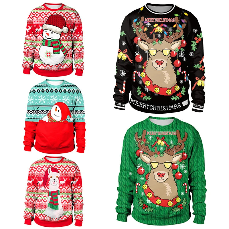 Ugly Christmas Sweaters (17 variations)