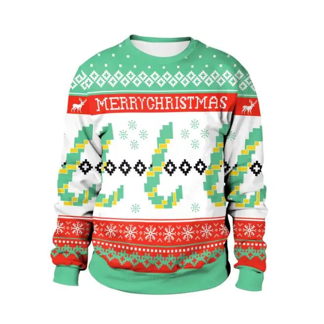 Ugly Christmas Sweaters (17 variations)