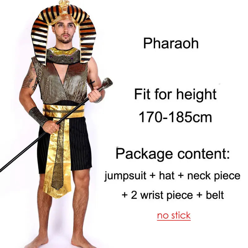 Ancient Egyptian Pharaoh / Queen Adult Costumes 2
