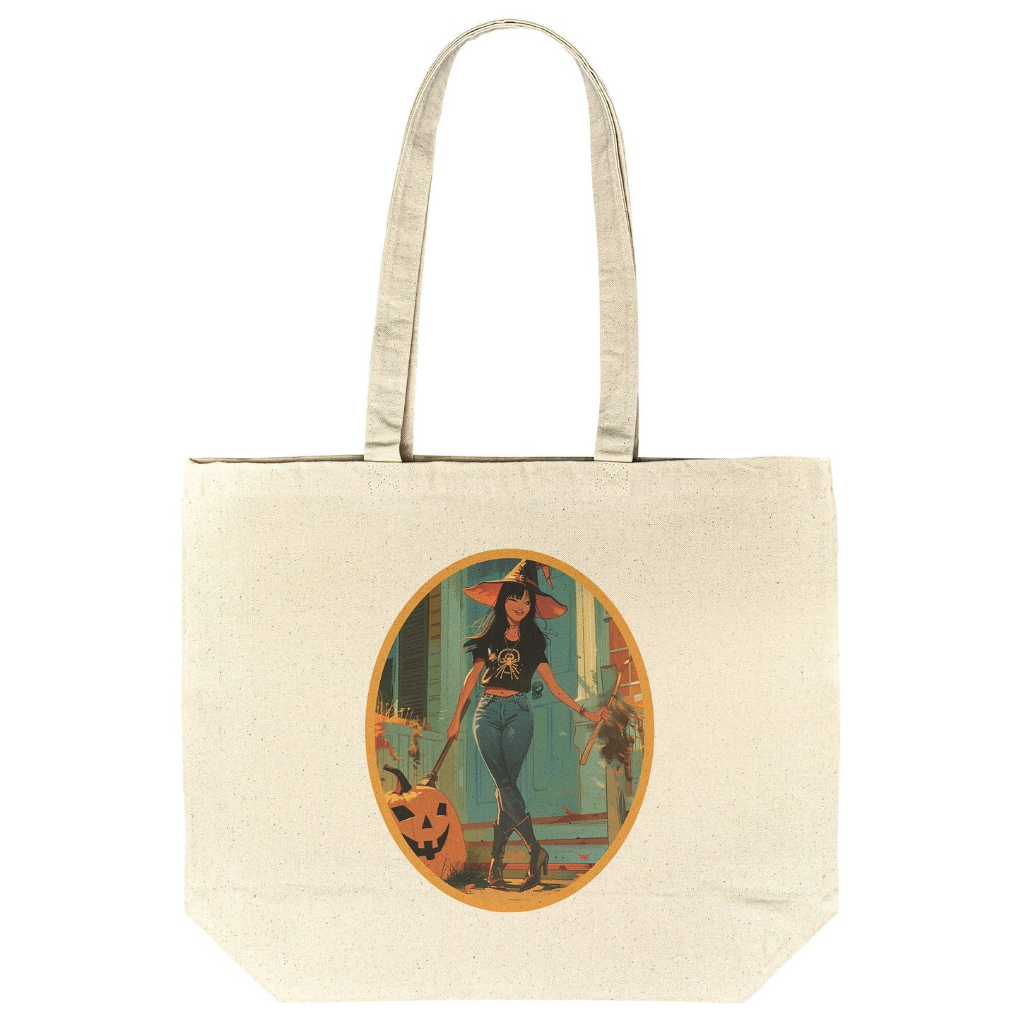 Halloween Cotton Tote (18 x 15)