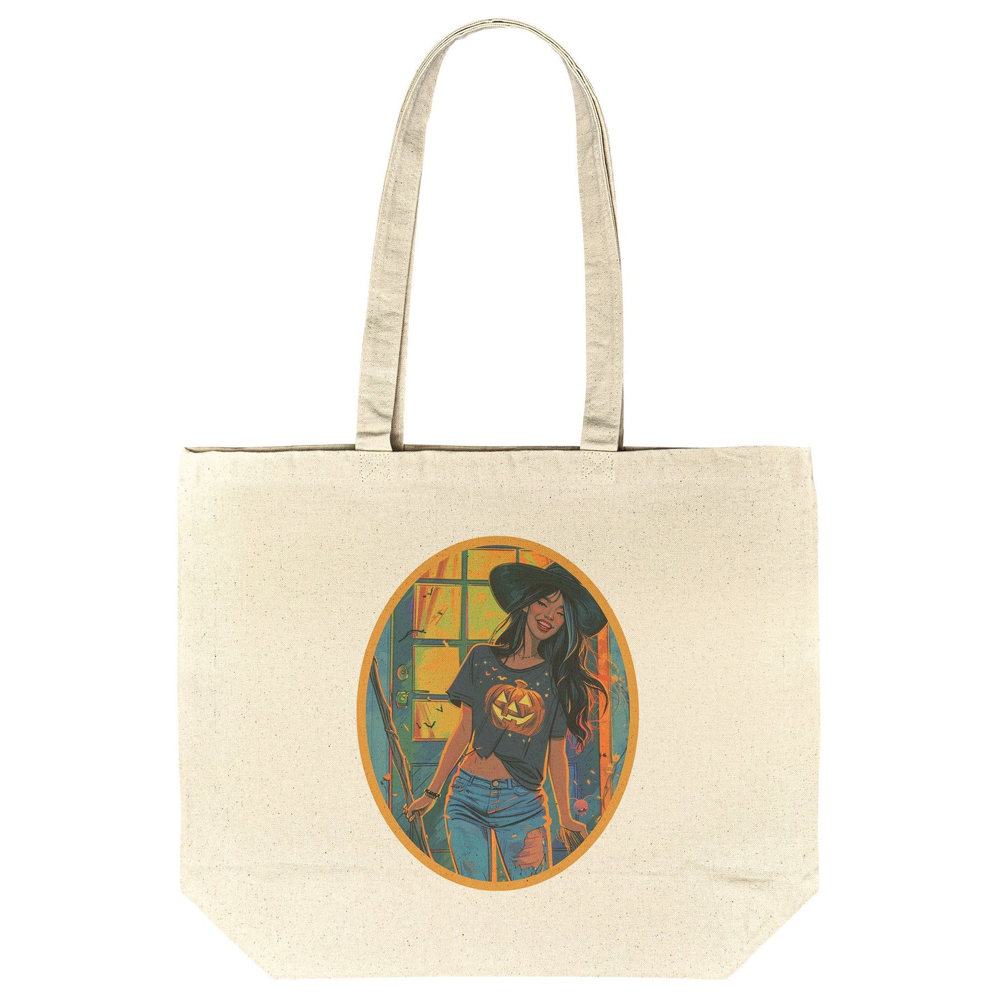 Halloween Cotton Tote (18 x 15)