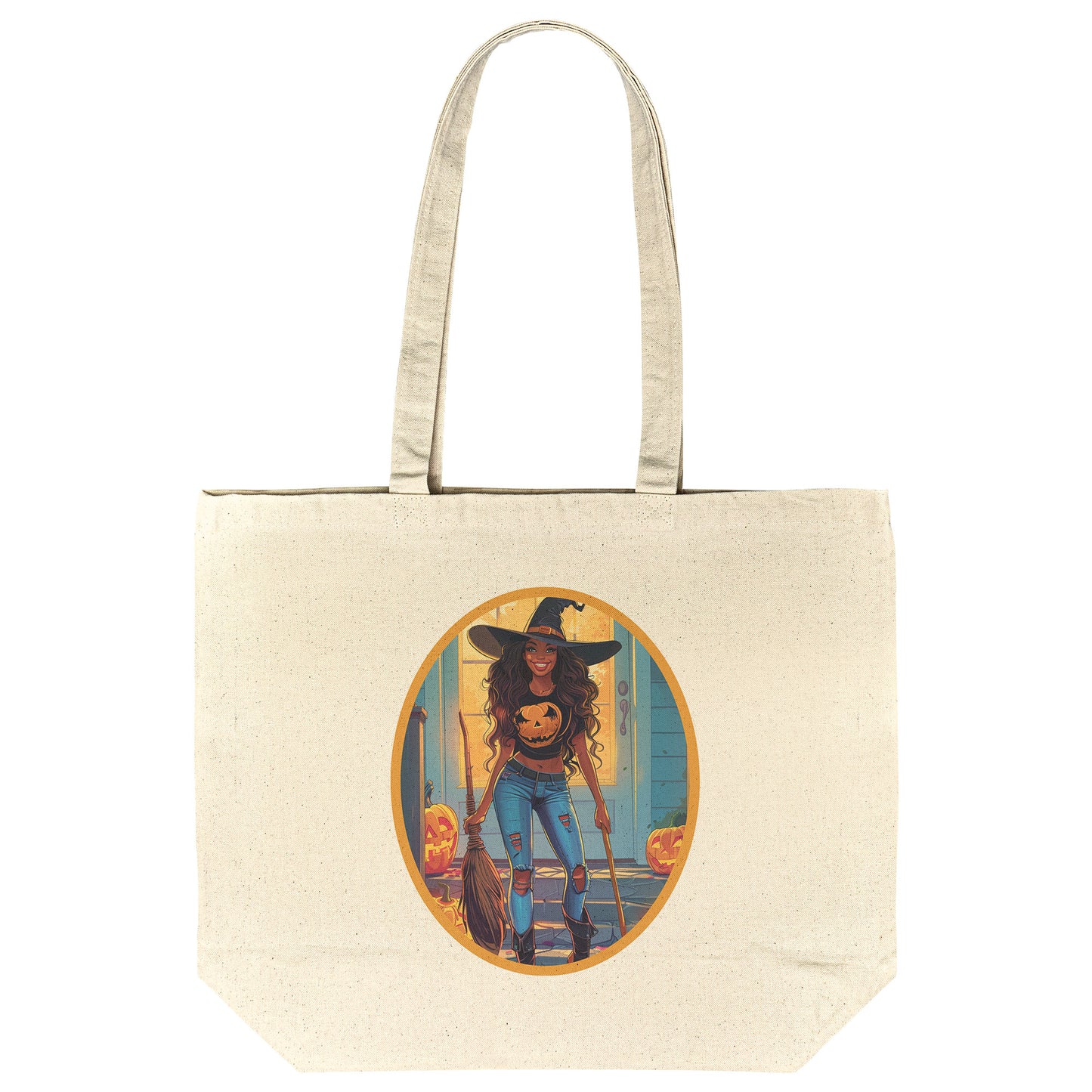 Bella Broomstick Cotton Tote (18 x 15)