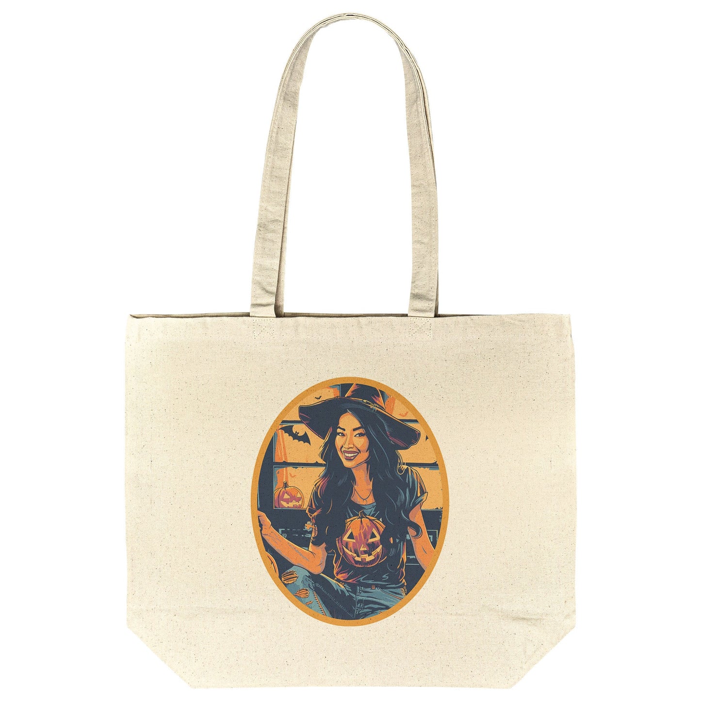Halloween Cotton Tote (18 x 15)
