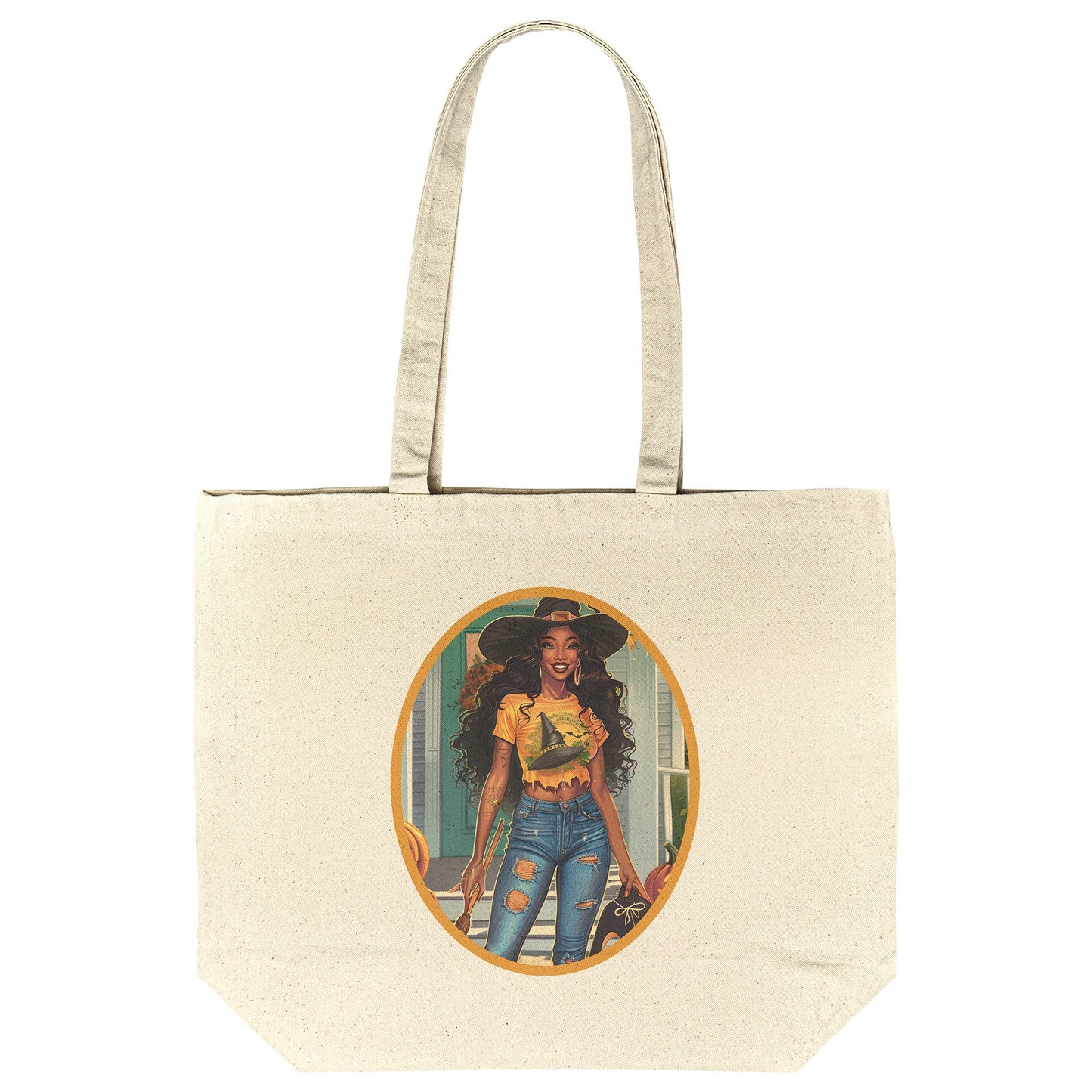 Halloween Cotton Tote (18 x 15)