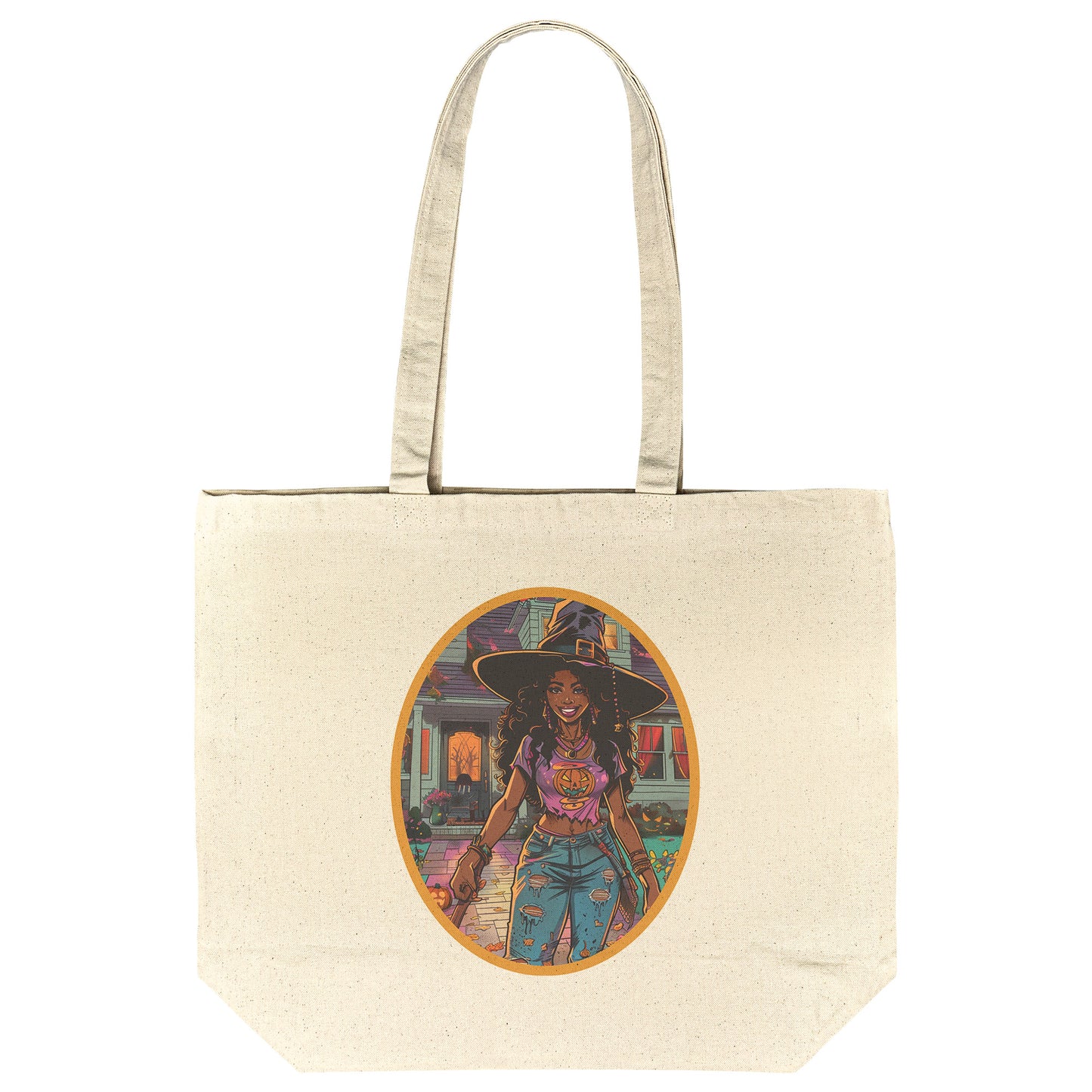 Elara Enchantress Cotton Tote (18 x 15)