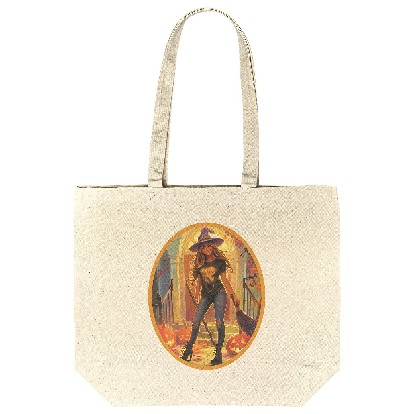 Halloween Cotton Tote (18 x 15)