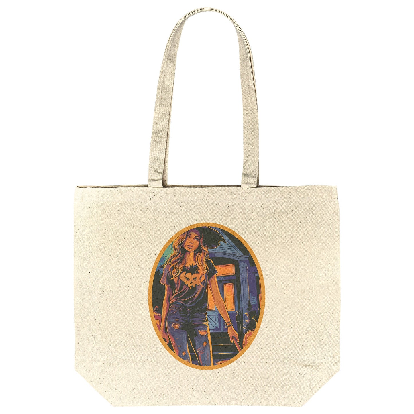 Halloween Cotton Tote (18 x 15)