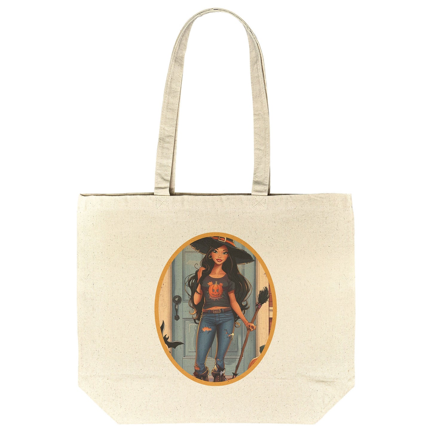 Halloween Cotton Tote (18 x 15)