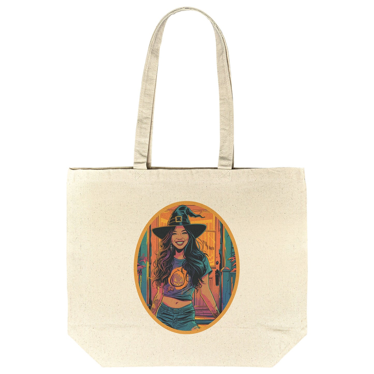 Halloween Cotton Tote (18 x 15)
