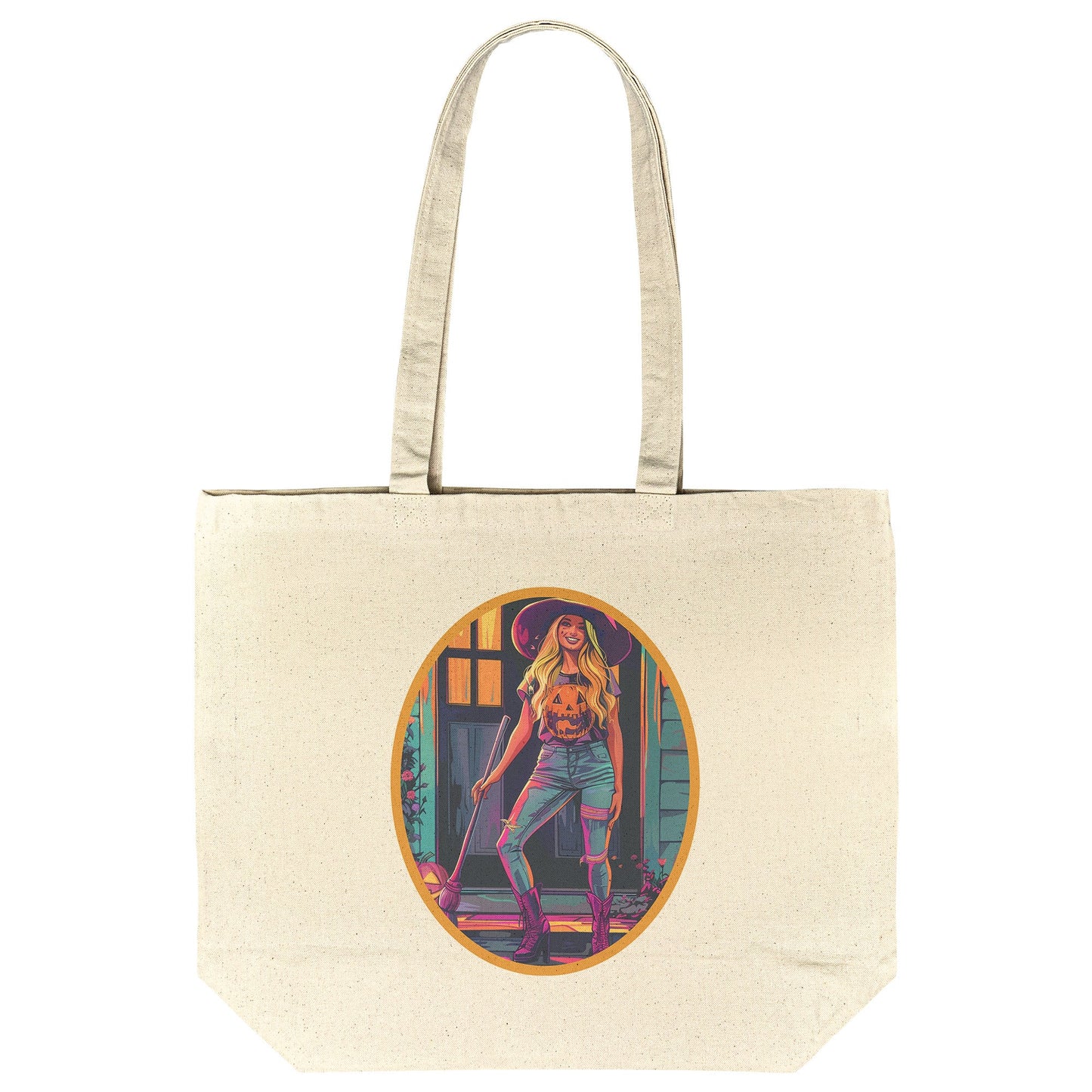Halloween Cotton Tote (18 x 15)