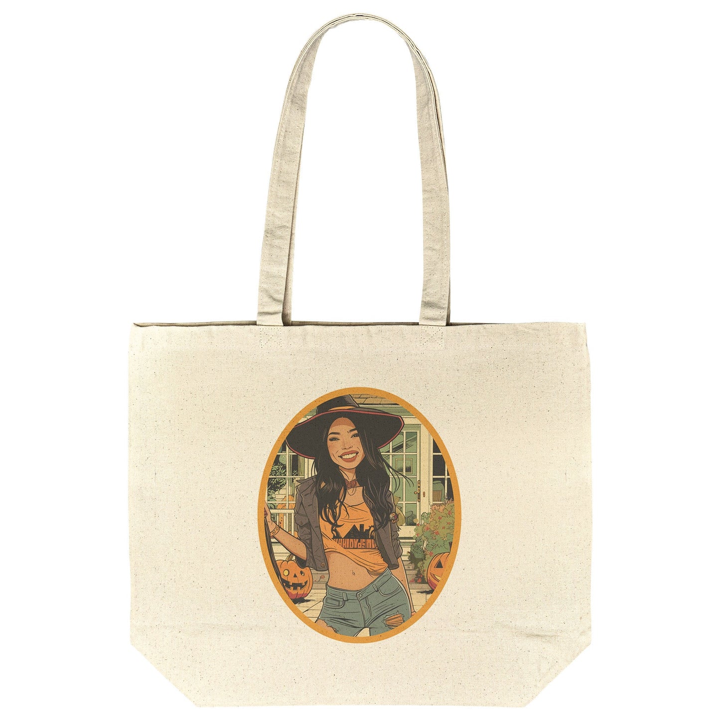 Halloween Cotton Tote (18 x 15)