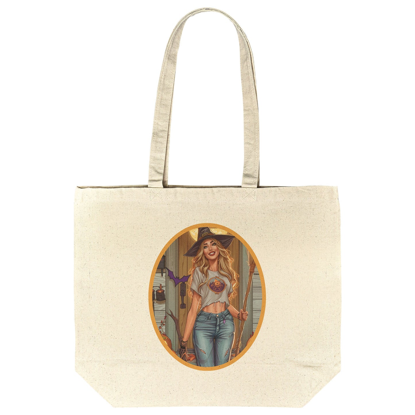 Halloween Cotton Tote (18 x 15)