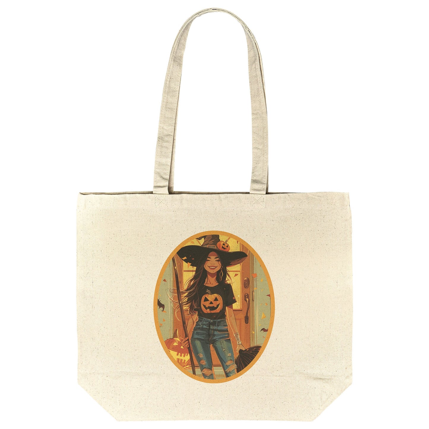 Halloween Cotton Tote (18 x 15)