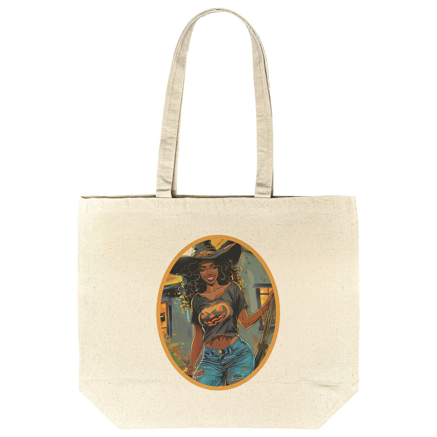 Halloween Cotton Tote (18 x 15)