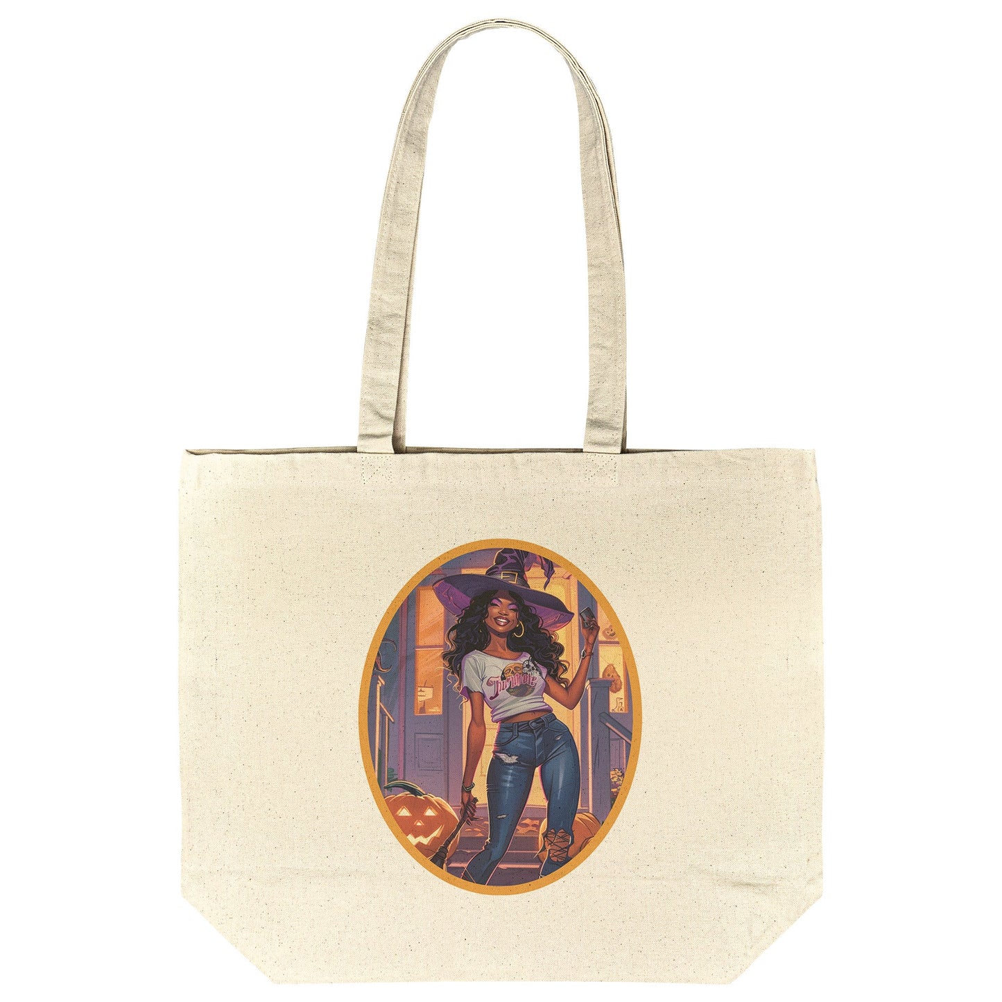 Halloween Cotton Tote (18 x 15)