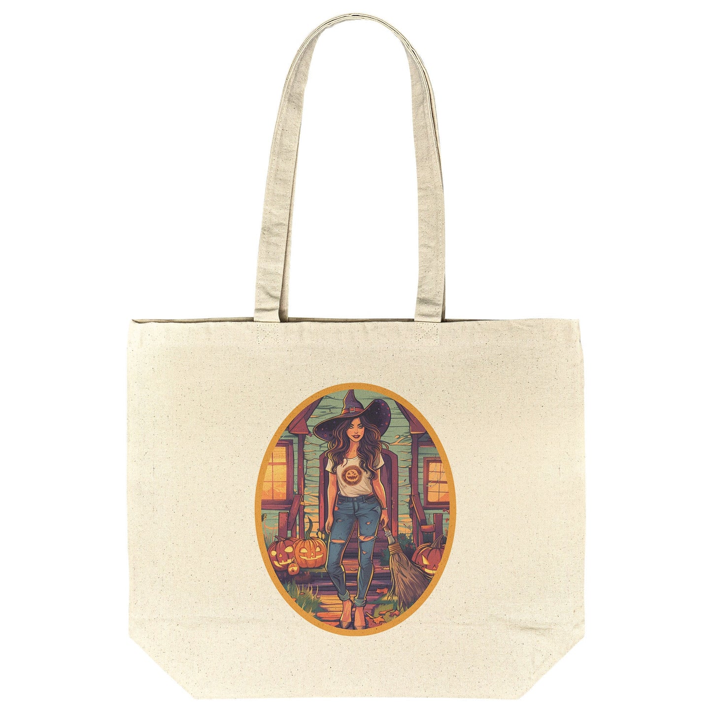 Halloween Cotton Tote (18 x 15)