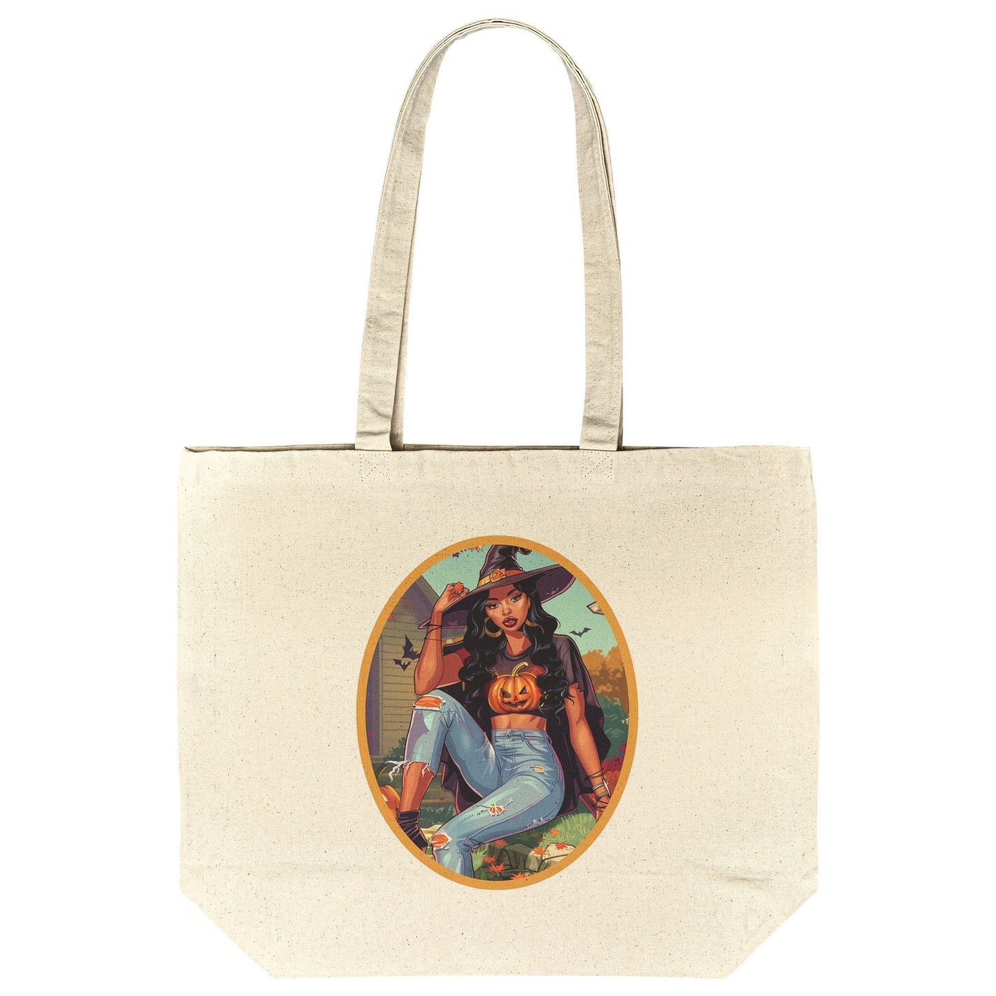 Halloween Cotton Tote (18 x 15)