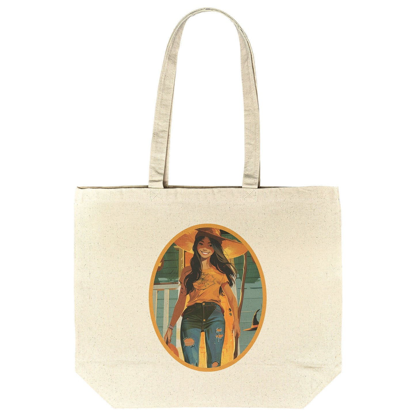 Halloween Cotton Tote (18 x 15)