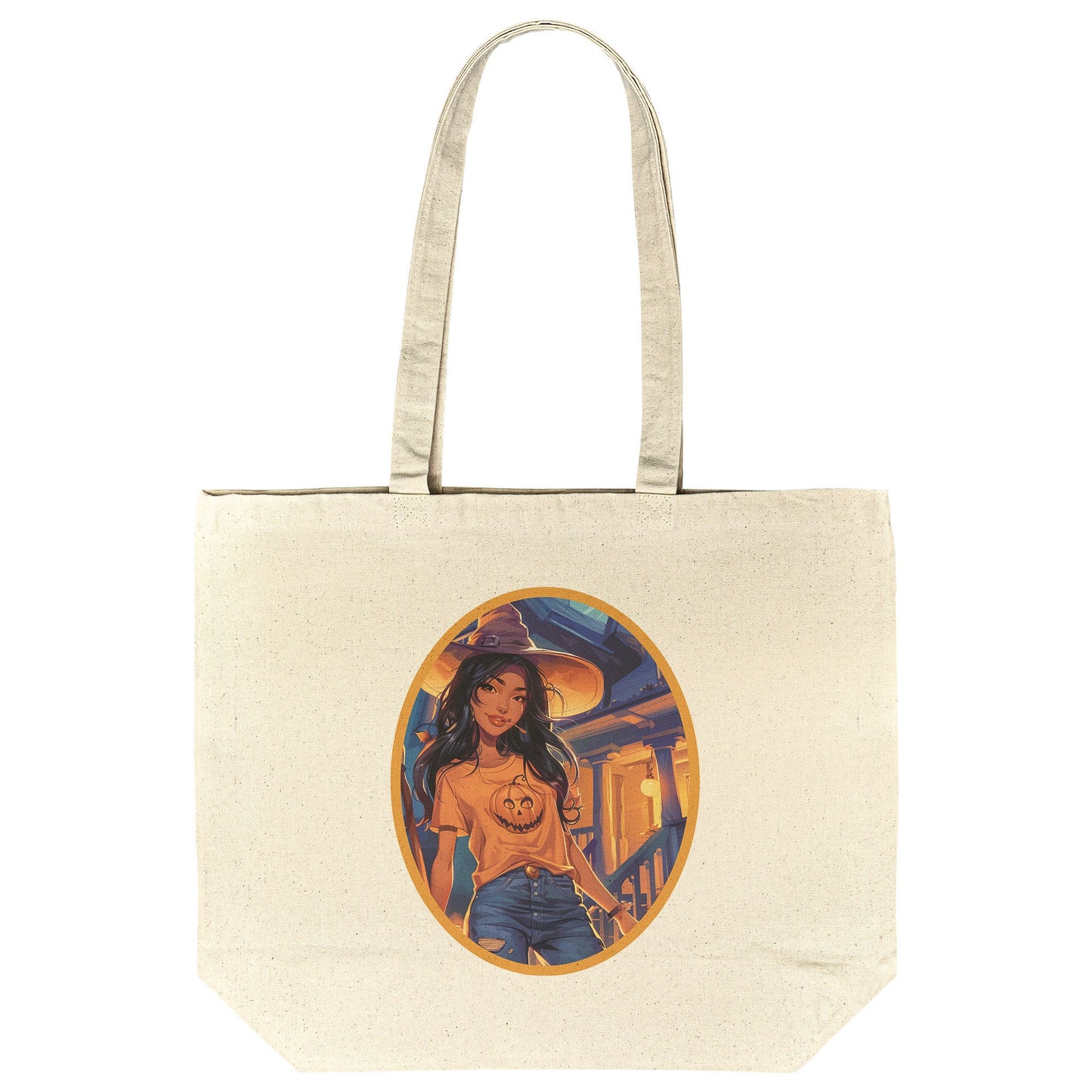 Halloween Cotton Tote (18 x 15)