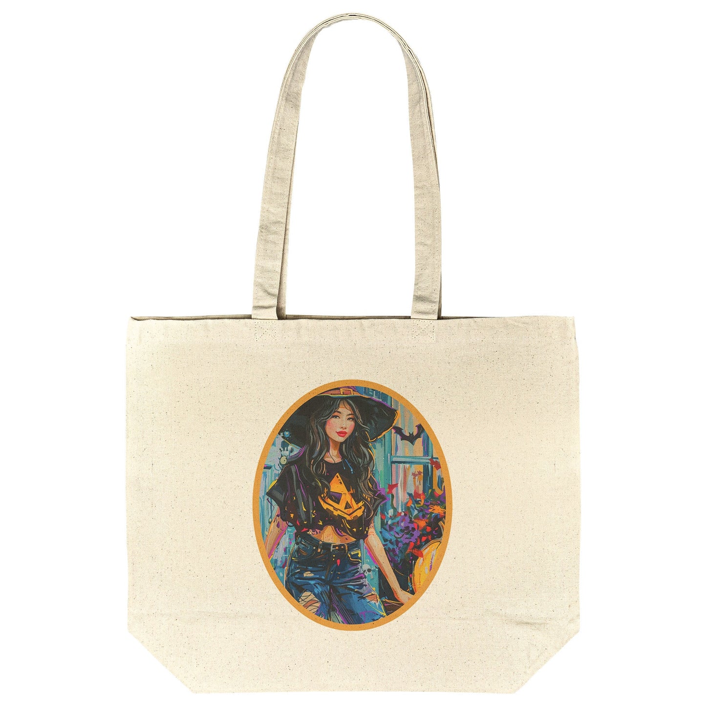Halloween Cotton Tote (18 x 15)