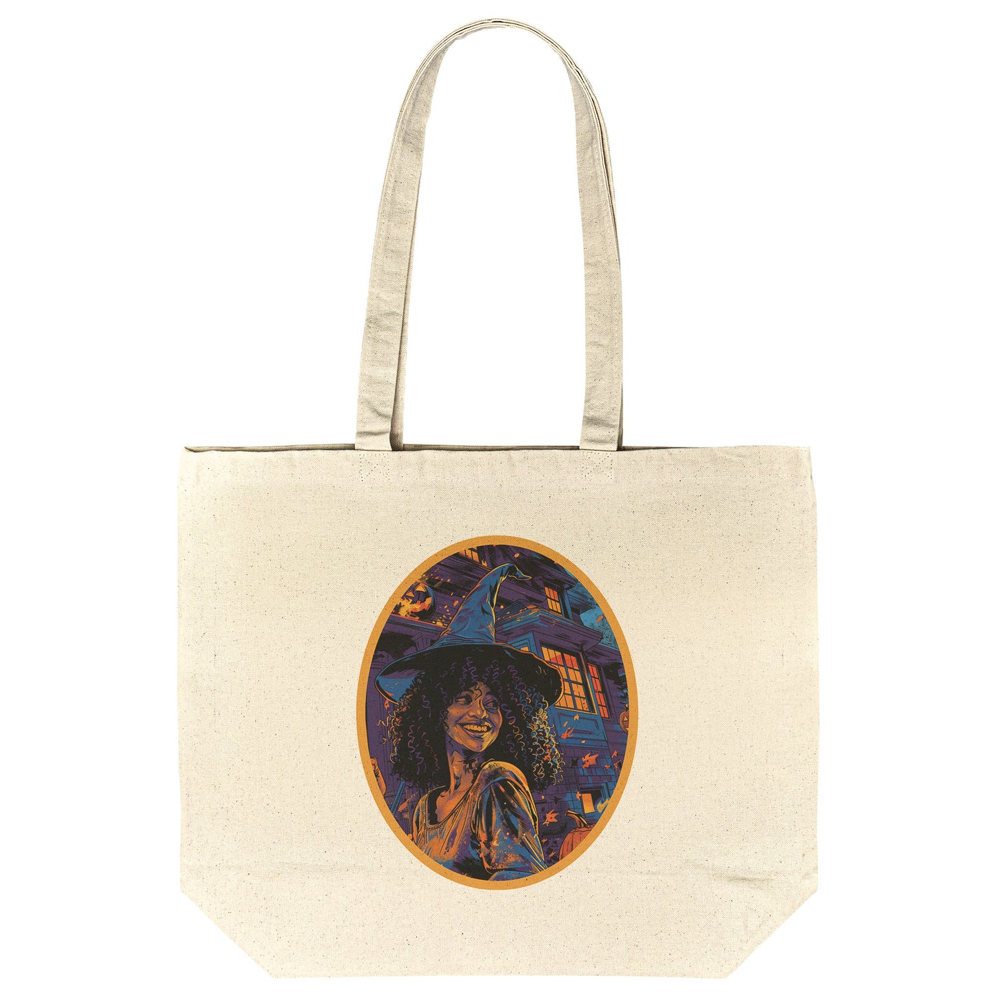 Twilight Hex Cotton Tote (18 x 15)