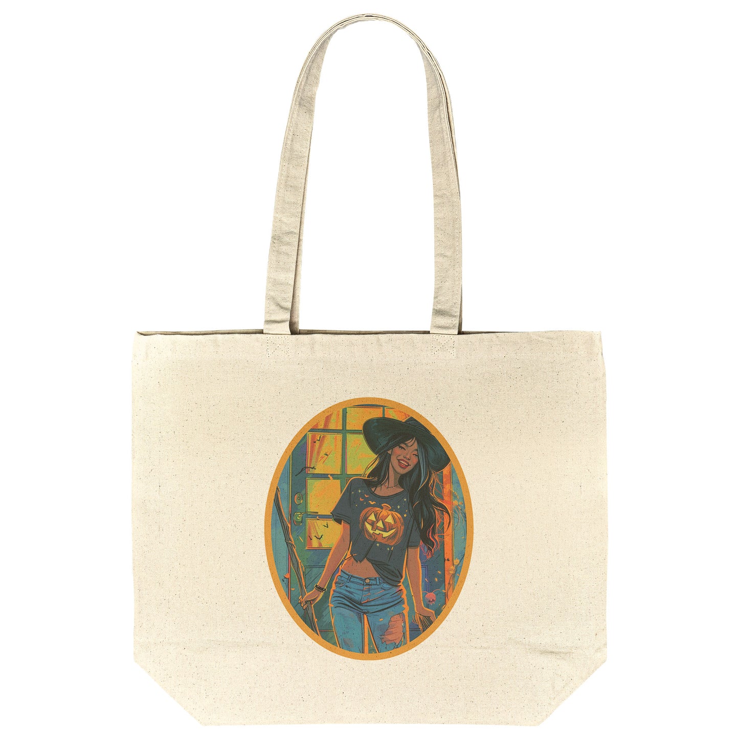Trixie Twirl Cotton Tote (18 x 15)