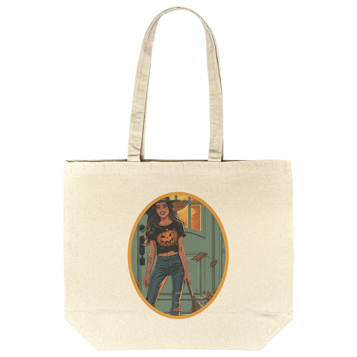 Halloween Cotton Tote (18 x 15)