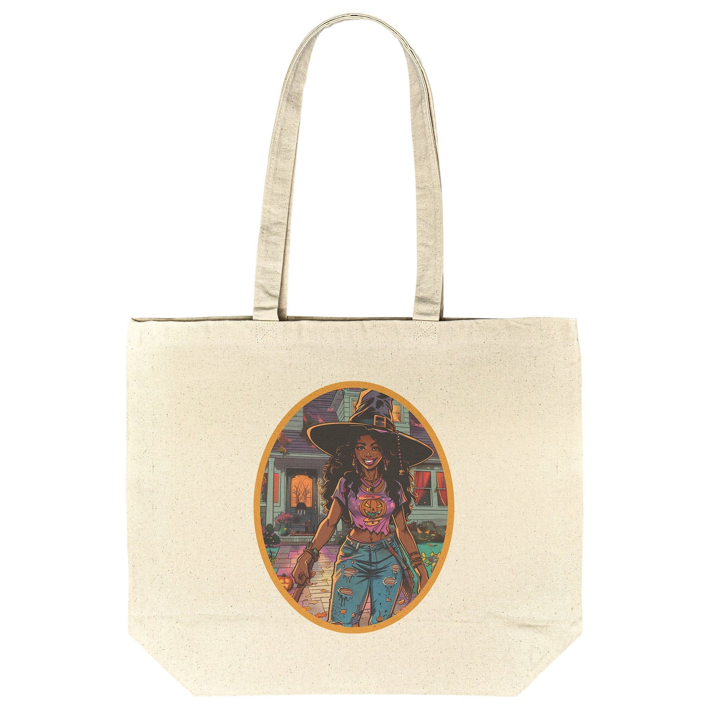 Halloween Cotton Tote (18 x 15)