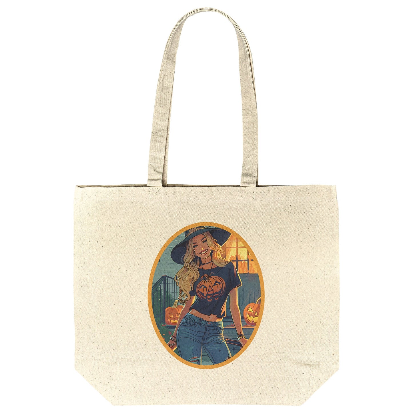 Halloween Cotton Tote (18 x 15)