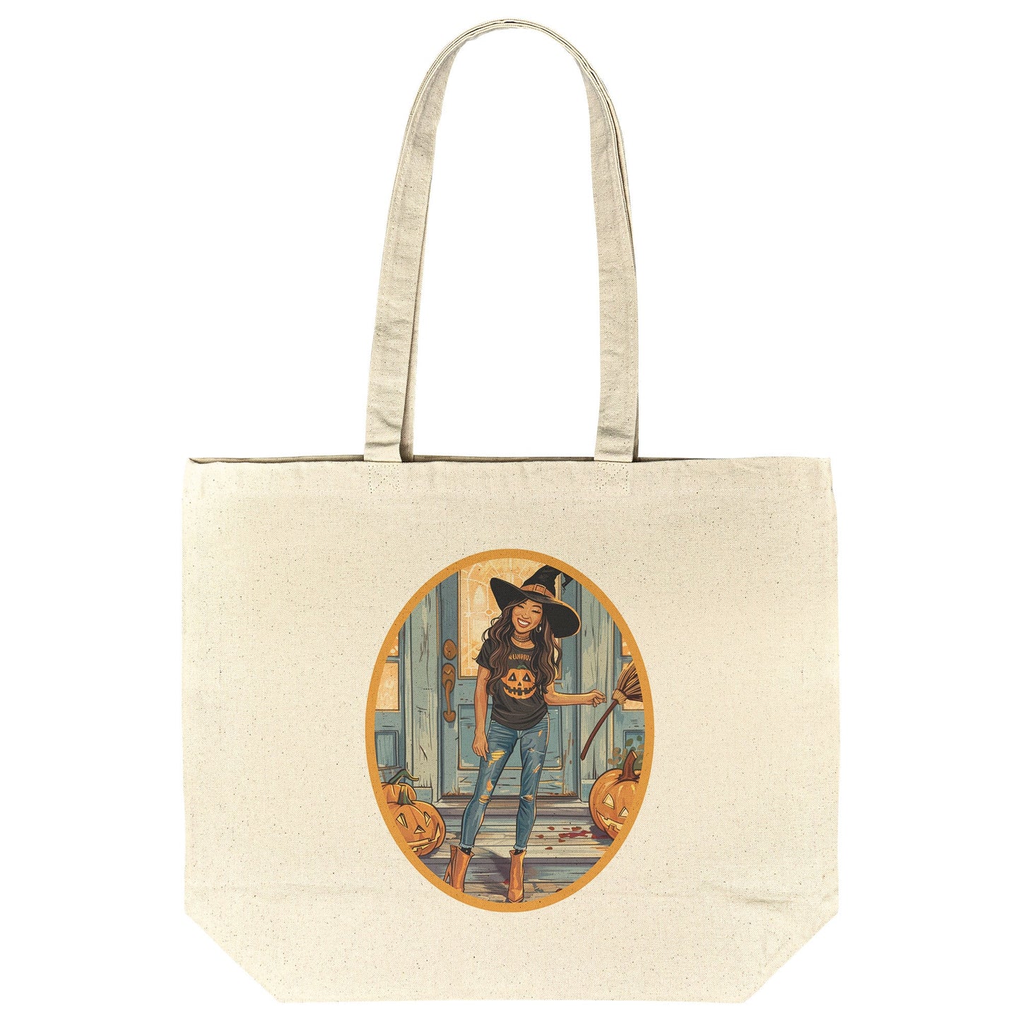 Halloween Cotton Tote (18 x 15)